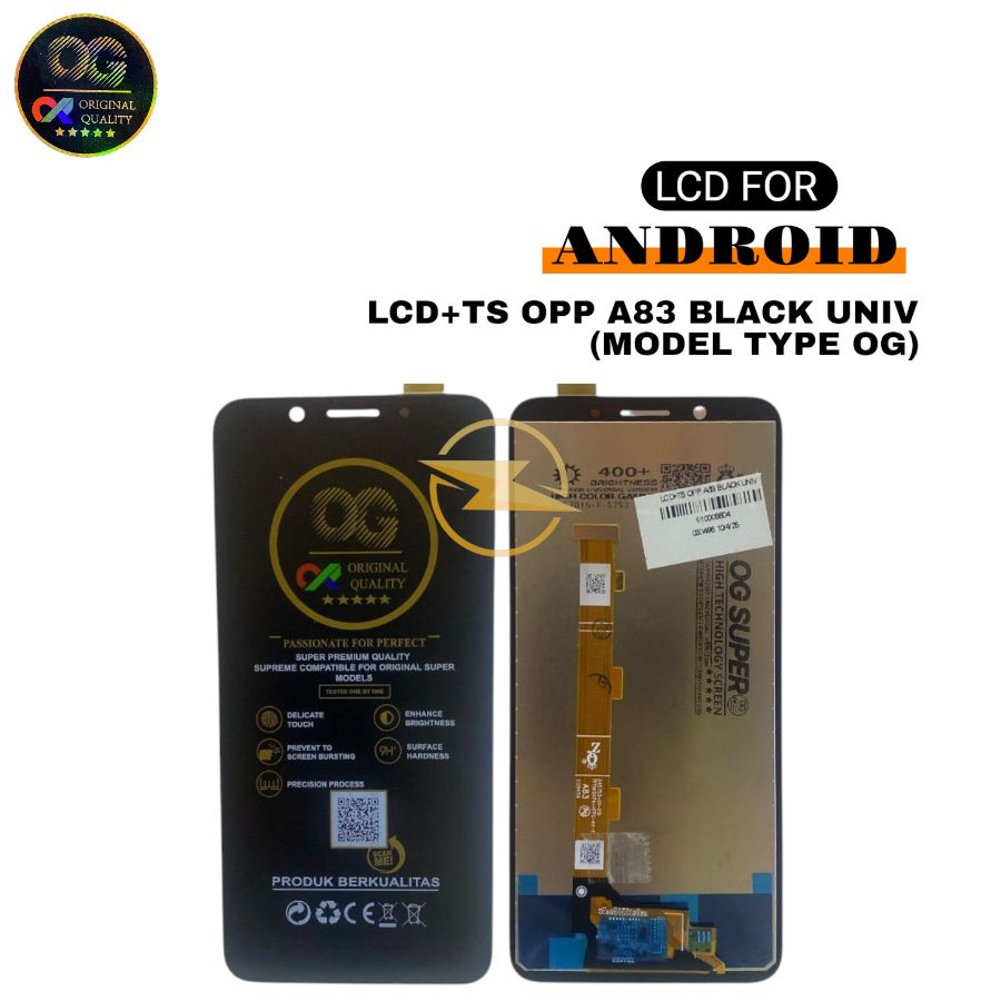 LCD+TS OPP A83 BLACK UNIV (MODEL TYPE OG)