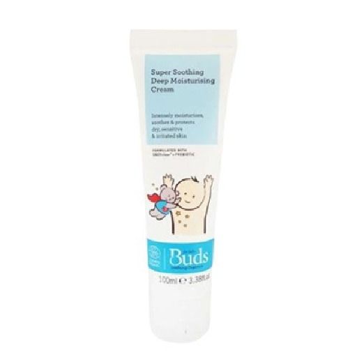 BUDS FOR BABY SOOTHING ORGANICS SUPER SOOTHING DEEP MOISTURISING CREAM 100ML