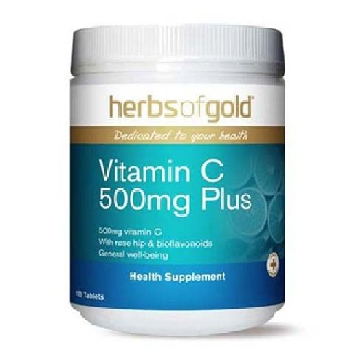 HERBS OF GOLD VITAMIN C 500MG PLUS (120 TABLETS)