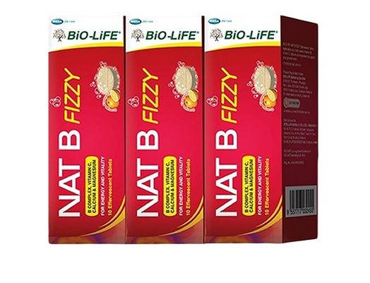 BiO-LiFE NAT B FIZZY (10 PIECES X 3 Bottles)