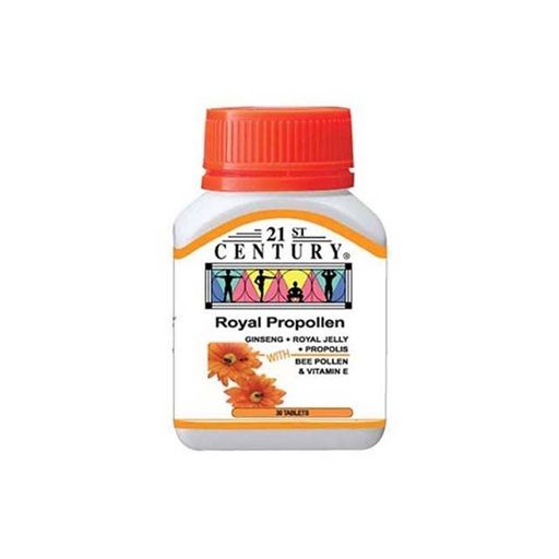 21ST CENTURY ROYAL PROPOLLEN (30 TABLETS)