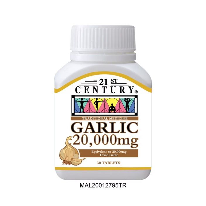 21ST CENTURY GARLIC 20000MG (30 TABLETS)