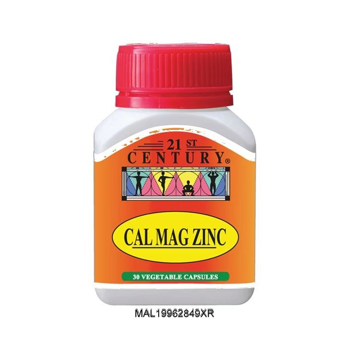 21ST CENTURY CAL MAG ZINC VEGETABLE (30 CAPSULES)