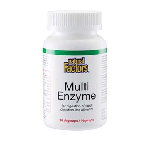 NATURAL FACTORS MULTI ENZYME (90 VEGICAPS)