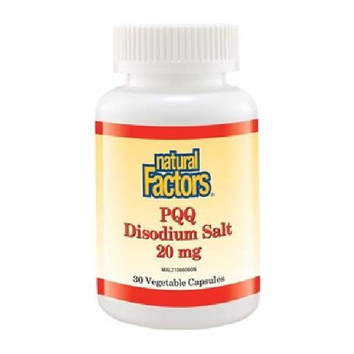 NATURAL FACTORS PQQ DISODIUM SALT 20MG (30 VEGICAPS)