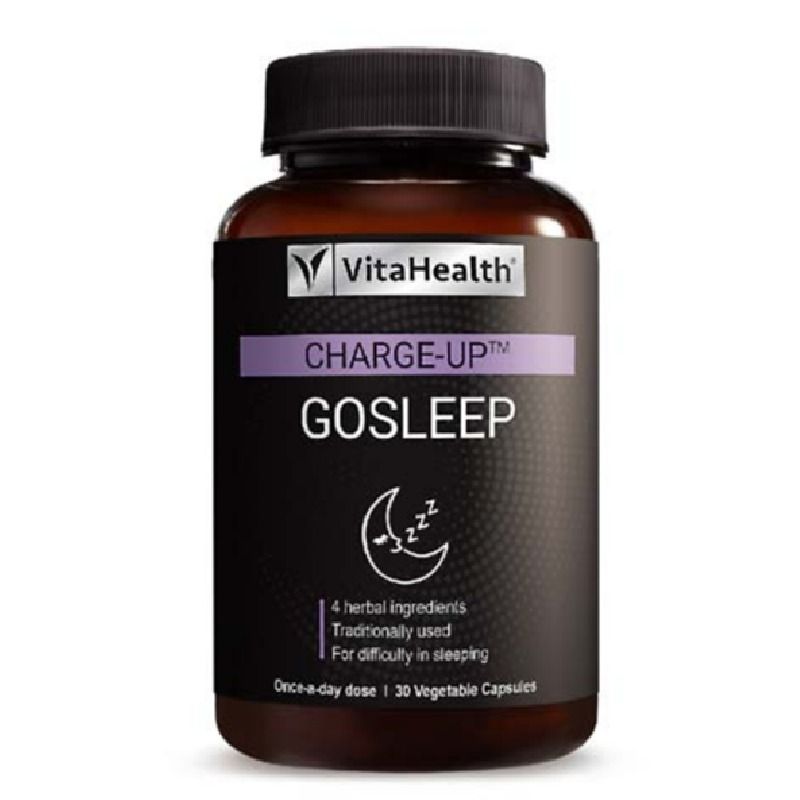 VITAHEALTH CHARGE-UP GOSLEEP (30 VEGECAPS)
