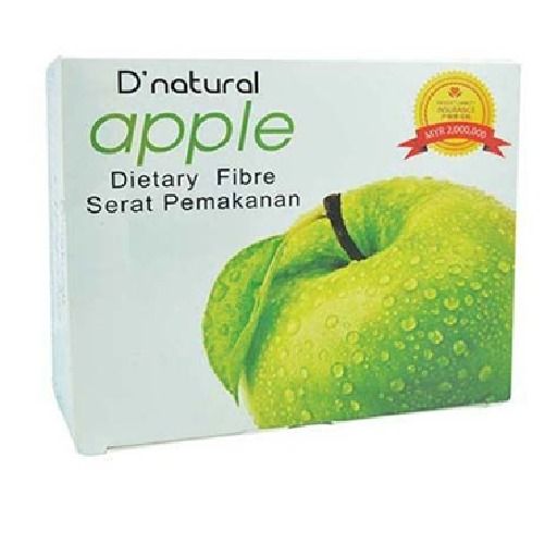DNATURAL APPLE DIETARY FIBRE 20G (15 SACHETS)