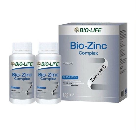 BiO-LiFE BIO-ZINC COMPLEX (100 TABLETS X 2)