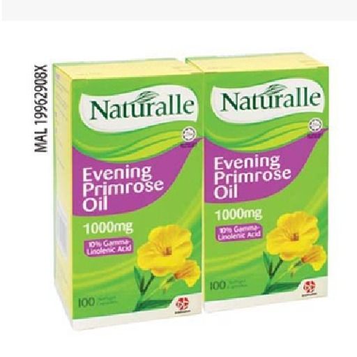 NATURALLE EVENING PRIMROSE OIL 1000MG (100 CAPSULES X 2)