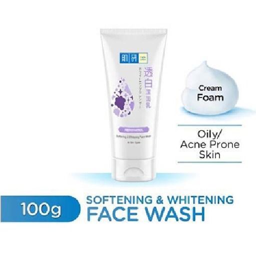 HADA LABO RESVERATROL SOFTENING & WHITENING FACE WASH 100G