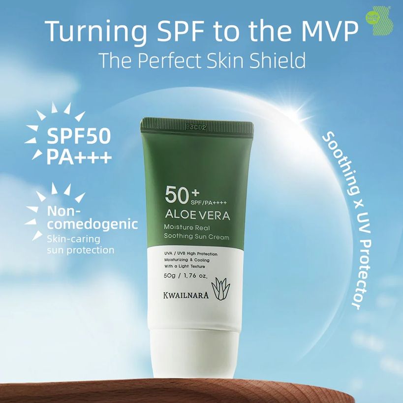 BODY BUDDY ALOE VERA MOISTURE REAL SOOTHING SUN CREAM SPF50 PA++++ 50G