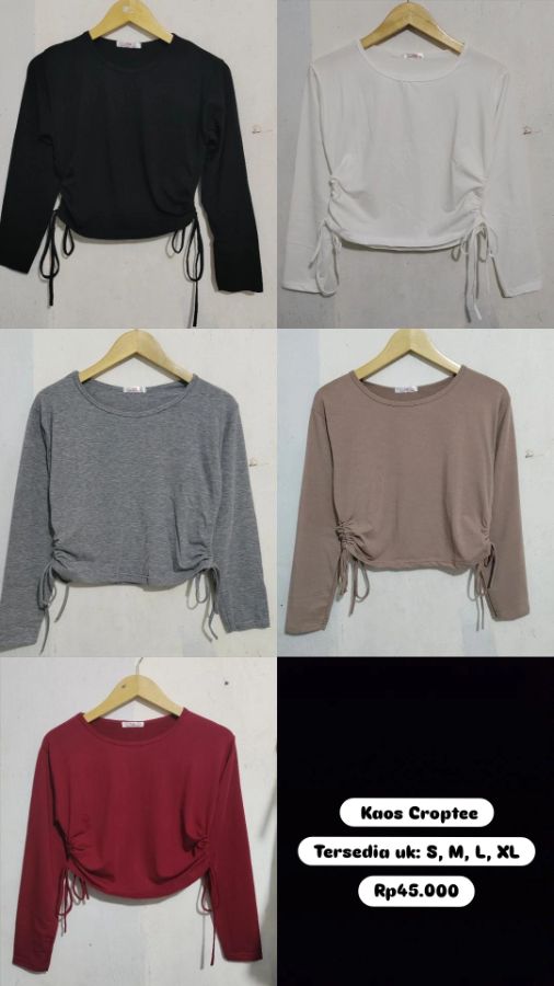 Kaos croptee serut