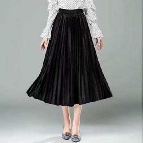 Rok Plisket Bludru 7/8