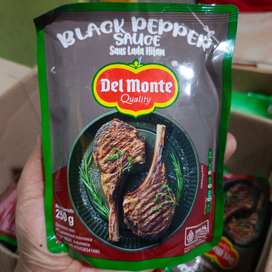 DEL MONTE Saus Lada Hitam 250g