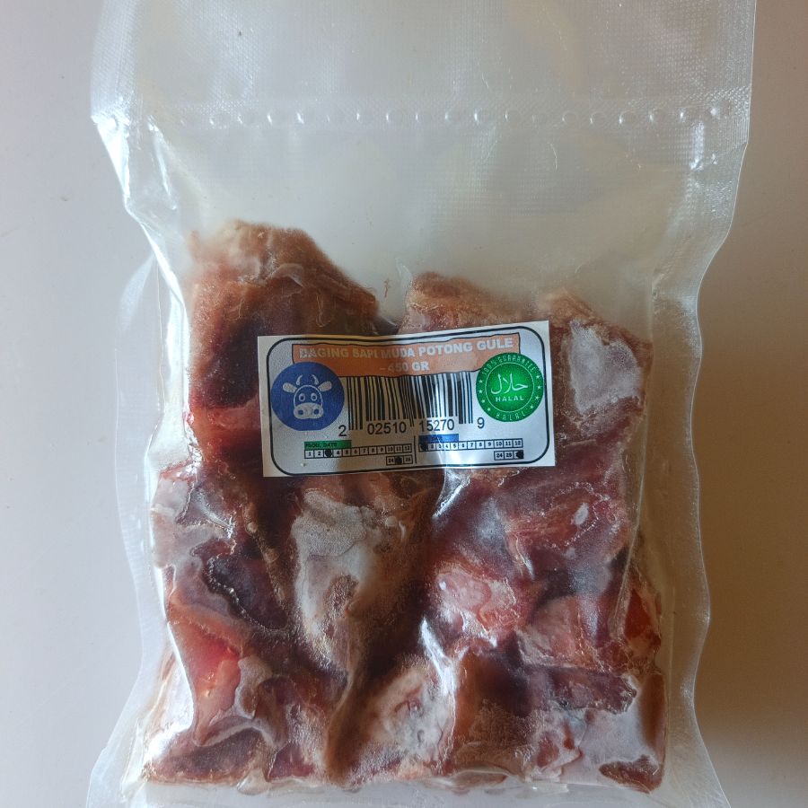 Daging Sapi Muda Potong 450g