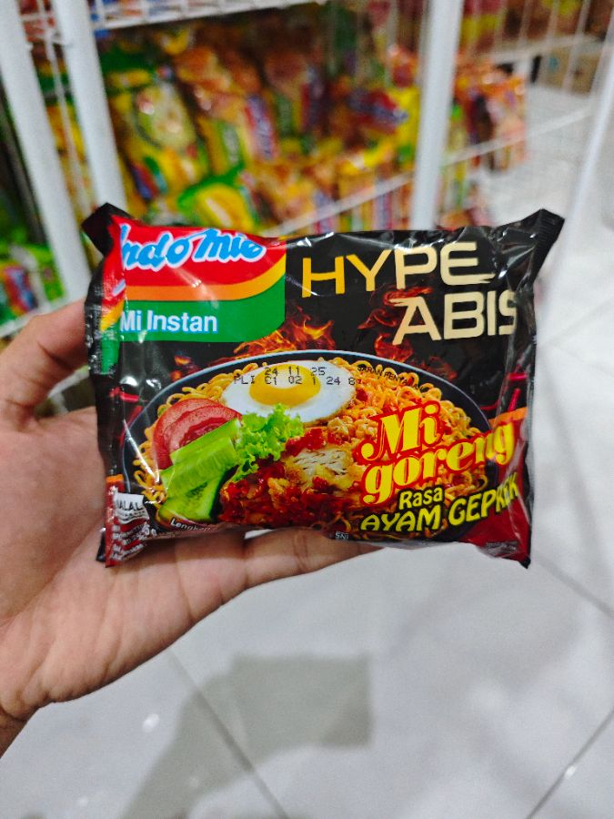 Indomie ayam geprek 