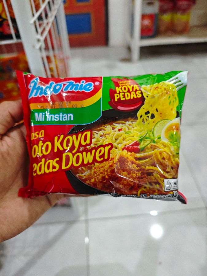 Indomie Soto Koya Pedas Dower