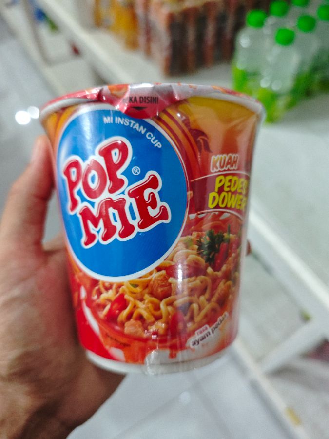 Pop mie ayam pedas