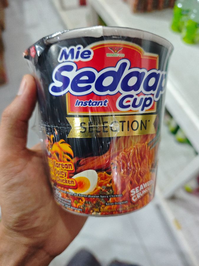Sedaap cup Korean Spicy chicken 