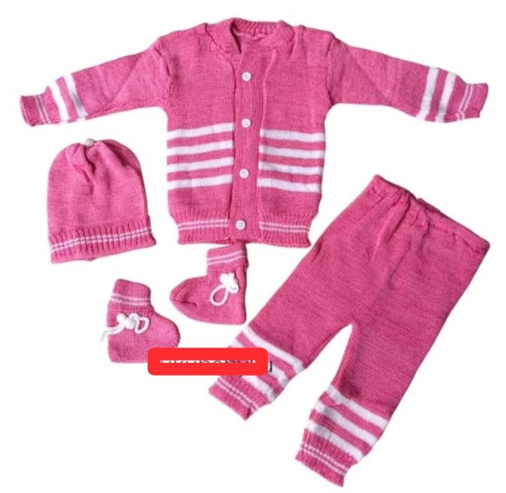 Sweater Rajut 4 in 1 Garis