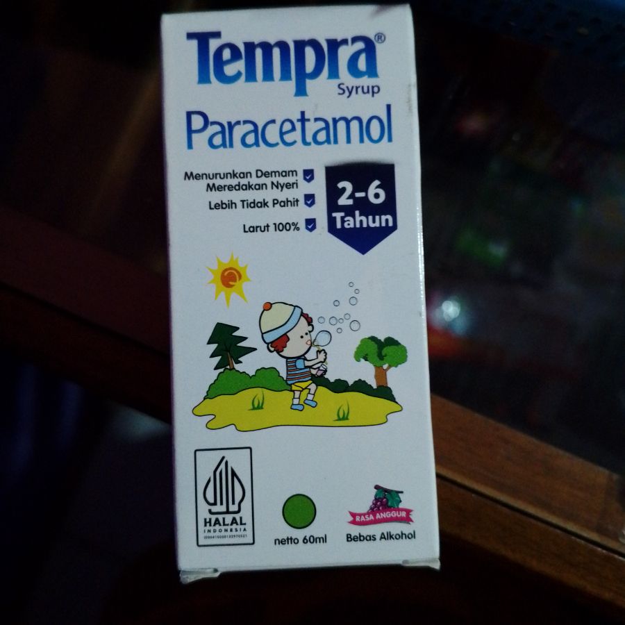 Tempra syrup Paracetamol