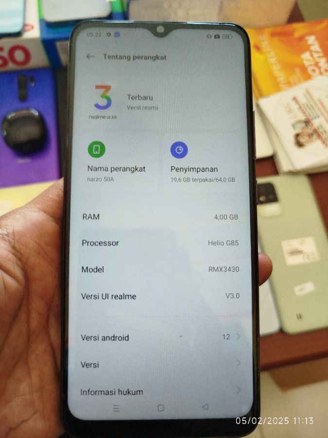 REALME NARZO 50A 4/64 SECOND