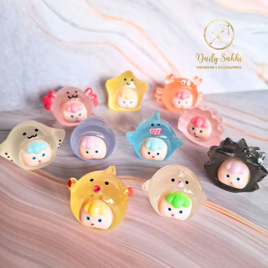 Ganci Ocean Fluffy Glow in the dark
