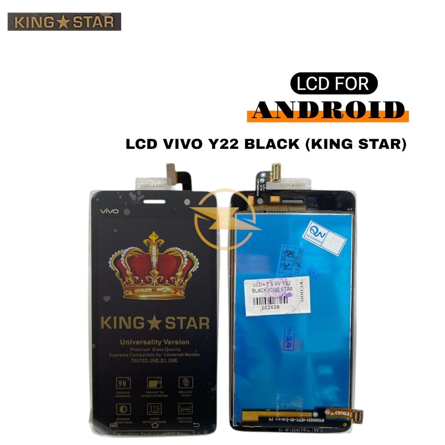 LCD VIVO Y22 BLACK (KING STAR)