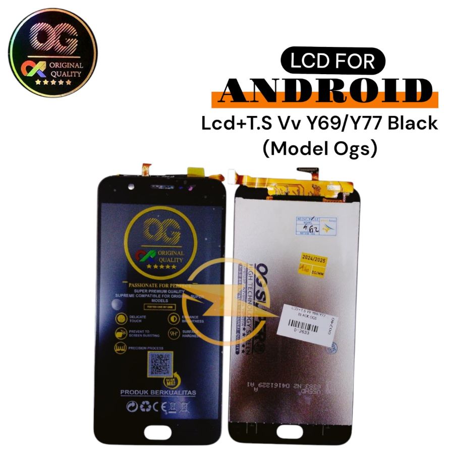 Lcd+T.S Vv Y69/Y77 Black (Model Ogs)
