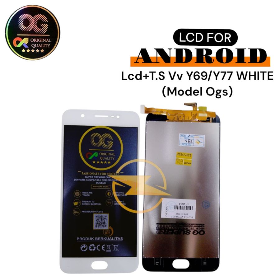 Lcd+T.S Vv Y69/Y77 White (Model Ogs)