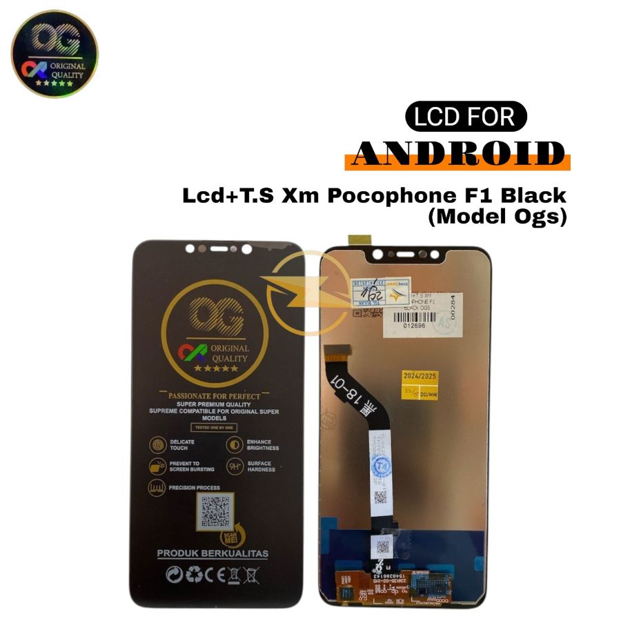 Lcd+T.S Xm Pocophone F1 Black (Model Ogs)