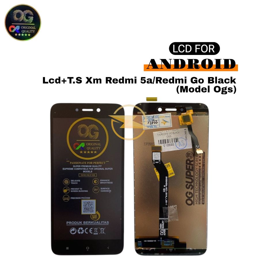 Lcd+T.S Xm Redmi 5a/Redmi Go Black (Model Ogs)