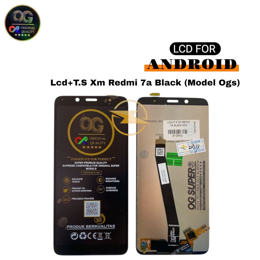 Lcd+T.S Xm Redmi 7a Black (Model Ogs)
