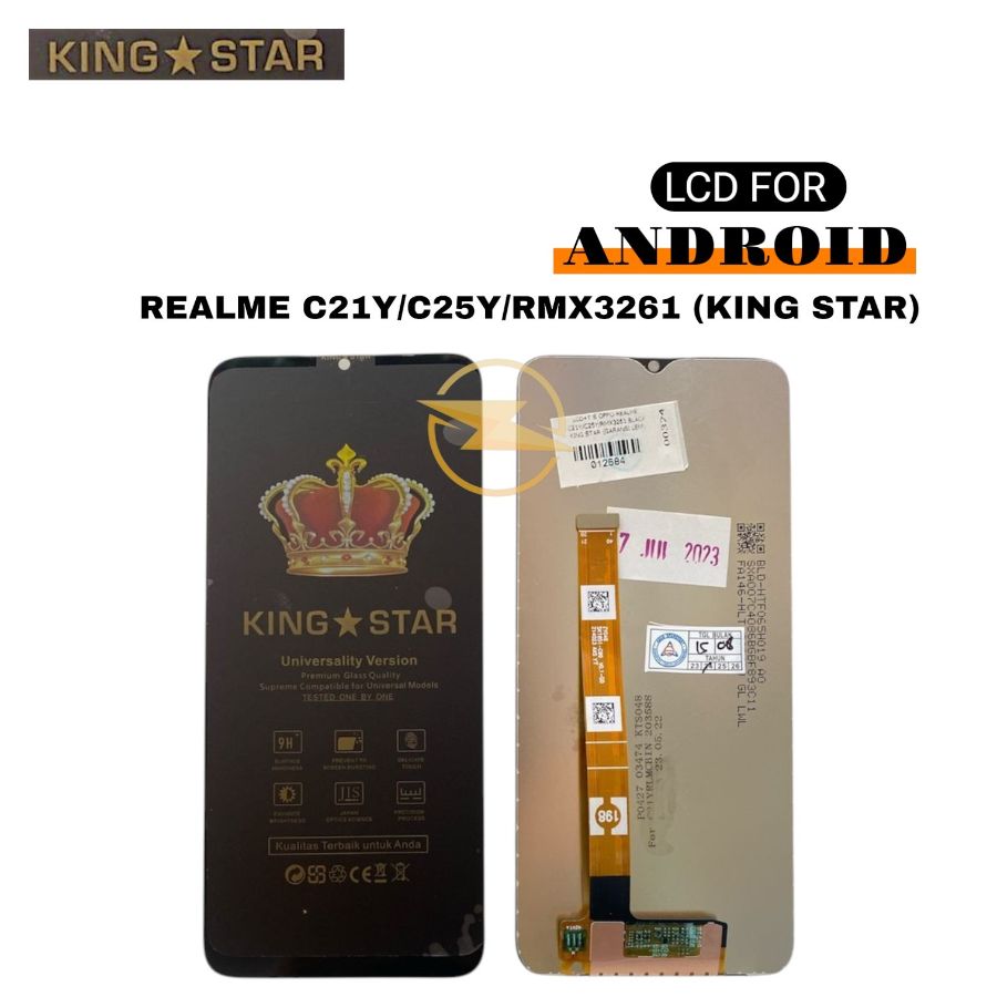  LCD+TS OPP REALME C21Y/C25Y BLACK (MODEL TYPE OG)