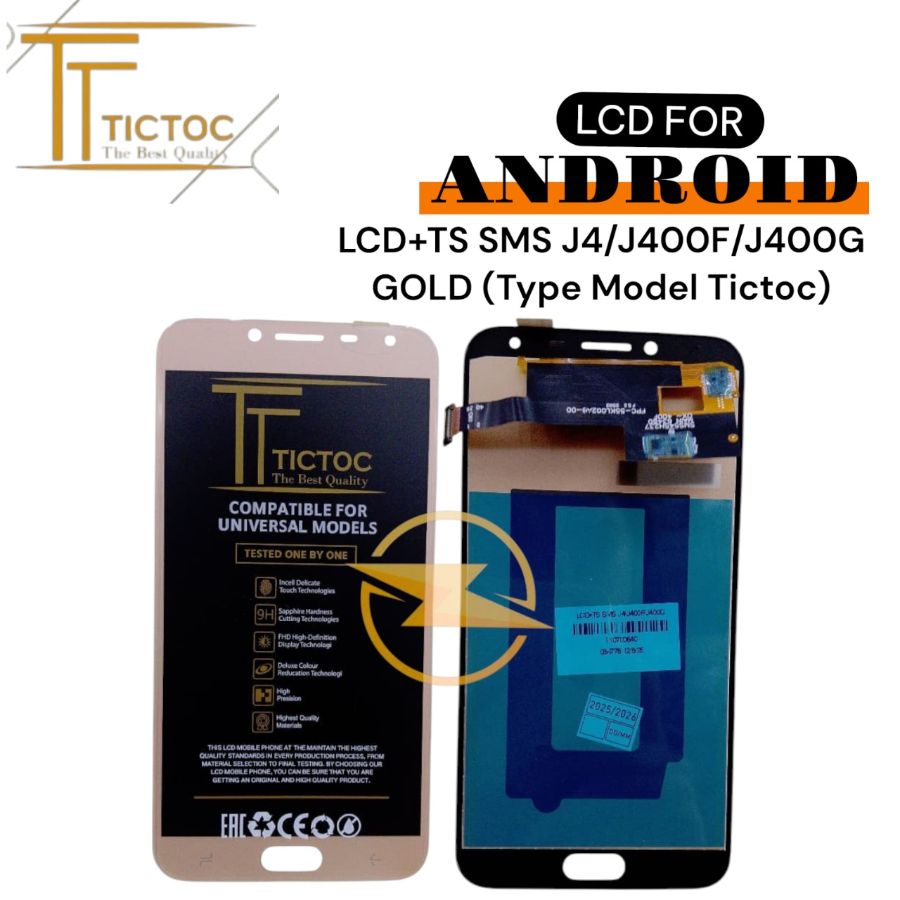 LCD+TS SMS J4/J400F/J400G GOLD (Type Model Tictoc)