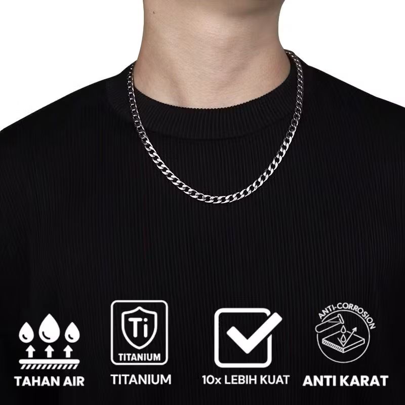 Kalung titanium pria