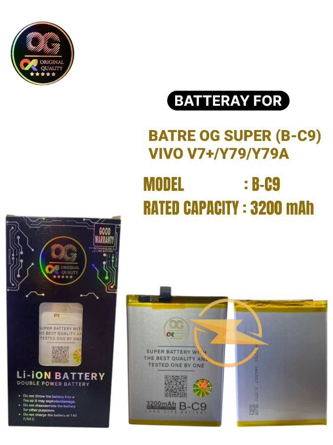 Batre og super (b-c9) vivo v7+/y79/y79a
