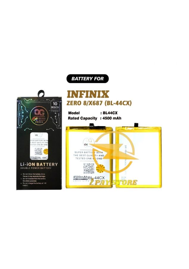 Batre og super (bl-44cx) infinix zero 8/x687