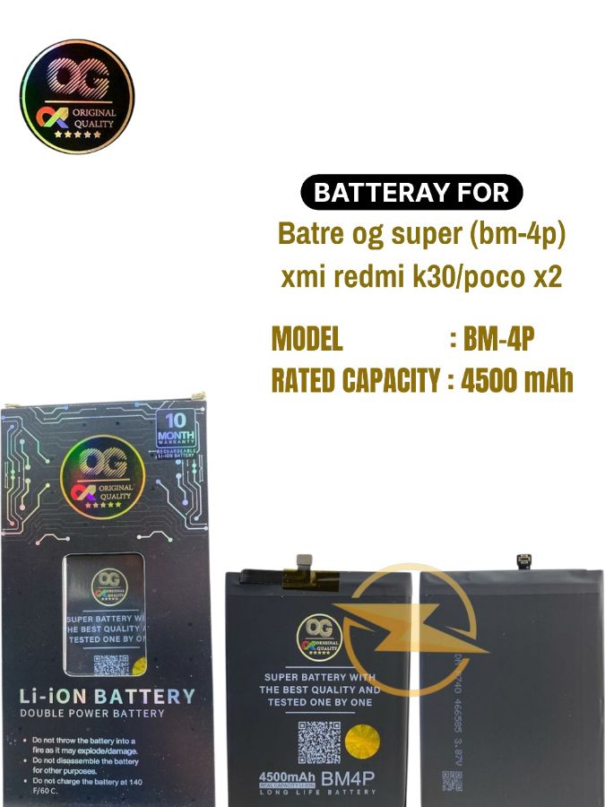 Batre og super (bm-4p) xmi redmi k30/poco x2