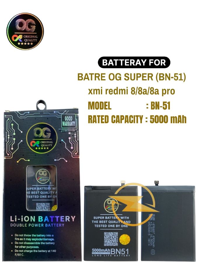 Batre og super (bn-51) xmi redmi 8/8a/8a pro