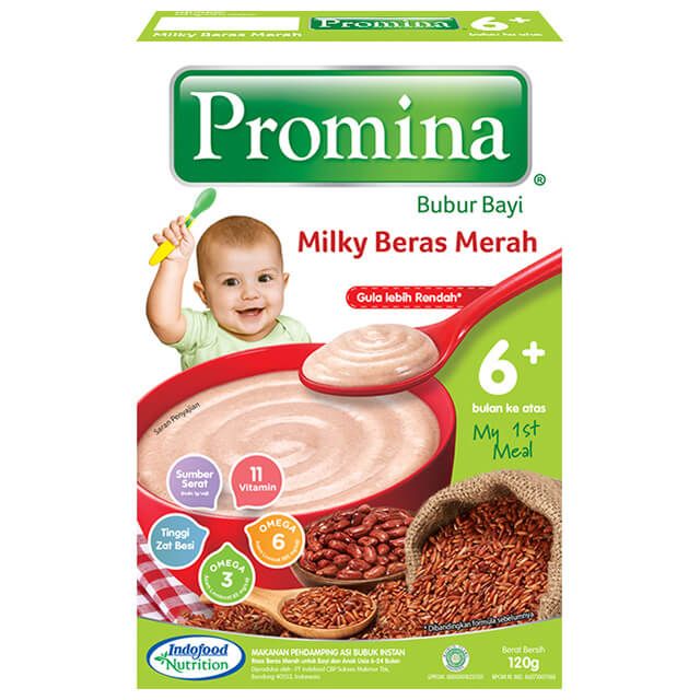 PROMINA BERAS MERAH BOX 6+ 120G