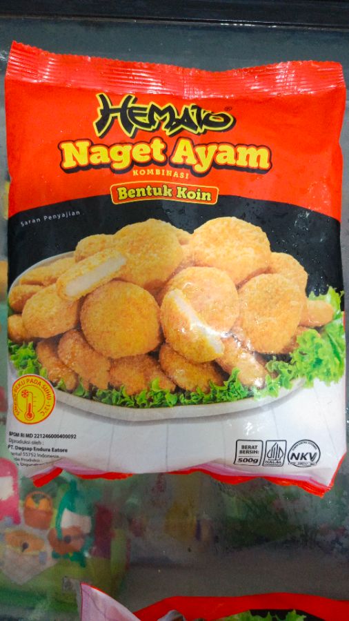 HEMATO Naget Ayam Bentuk Koin 500g