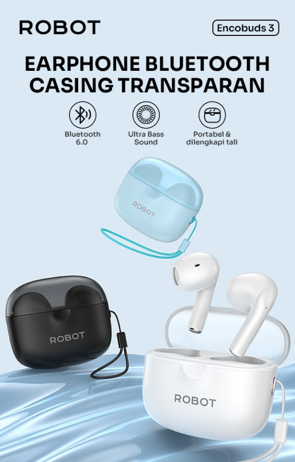 TWS ENCOBUDS 3 WHITE-ROBOT