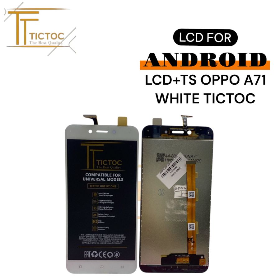 LCD+TS OPPO A71 WHITE TICTOC