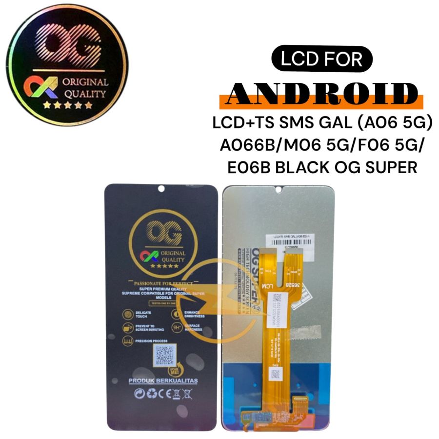 LCD+TS SMS GAL (A06 5G) A066B/M06 5G/F06 5G/E06B BLACK OG SUPER