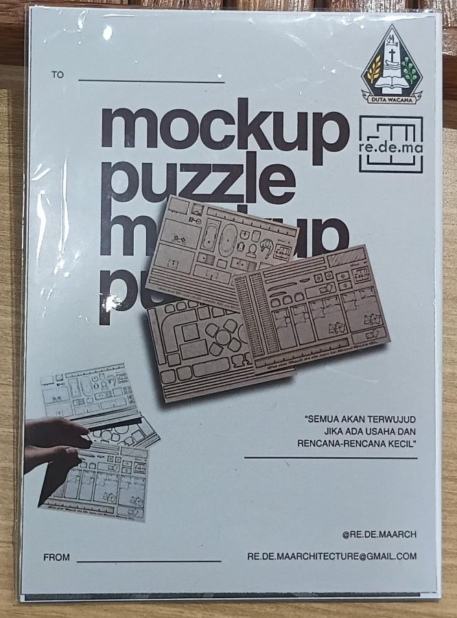 Mockup Puzzle Paket Edisi Rumah