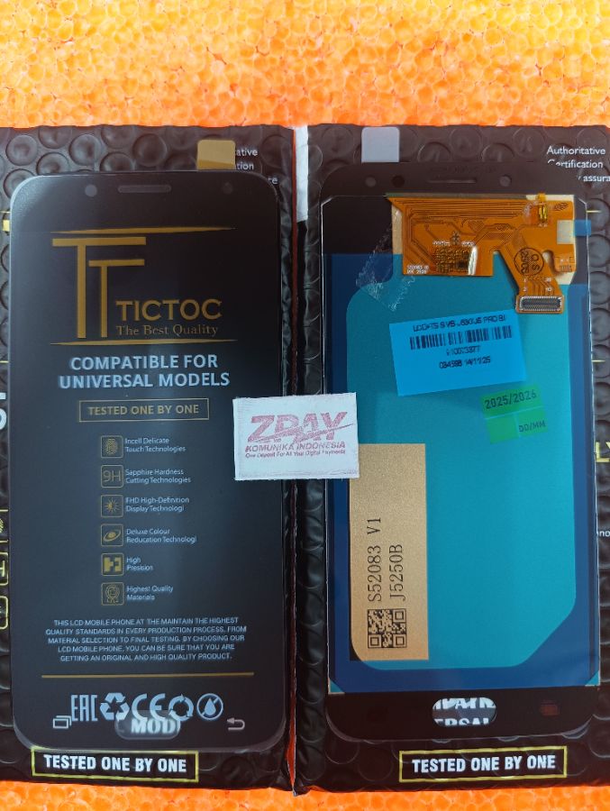 LCD+TS SMS J530/J5 PRO BIG GLASS BLACK TIKTOC