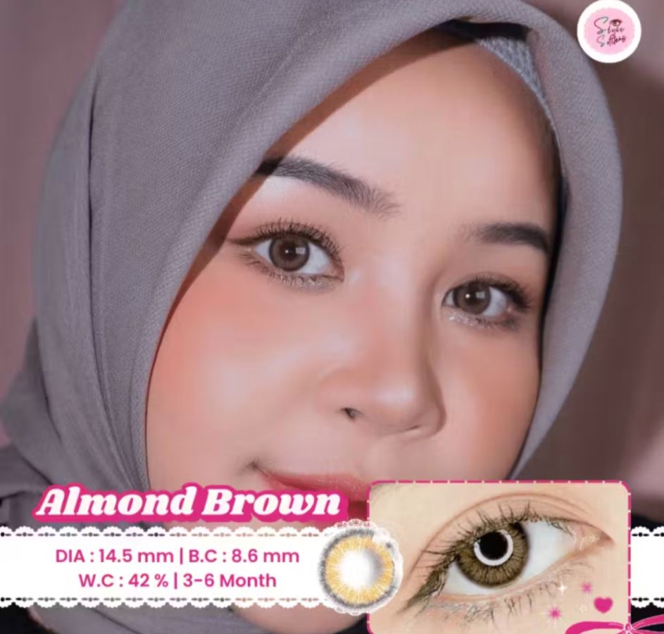 Soflens almond brown