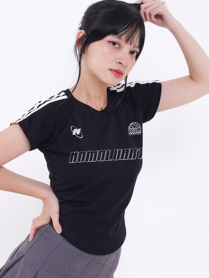 Kaos croptop nomolu(ready)
